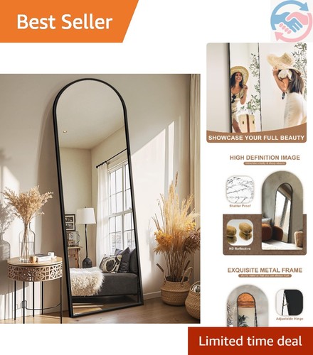 Contemporary black arched full - black,