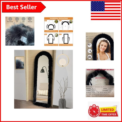 Universal fluffy mirror cover - universal,