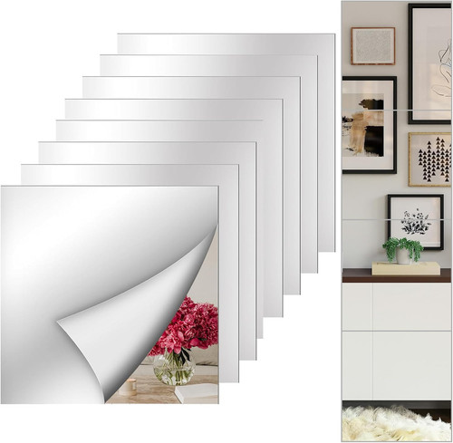 Acrylic mirror stickers set - acrylic,