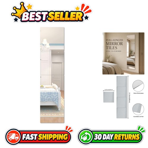 12x12 acrylic mirror tiles - 12x12,