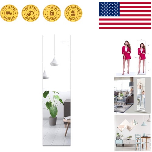 Frameless full length mirror - full,