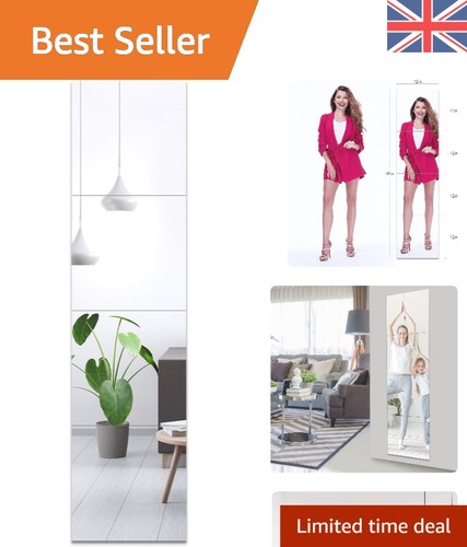 Full length mirror tiles - length, 30cm