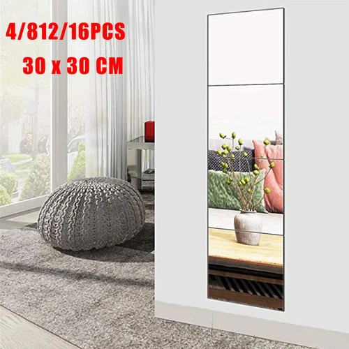 16pcs 30x30cm mirror tiles - 16pcs,