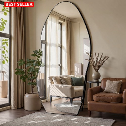 Mirror irregular floor 76x36 - mirror,
