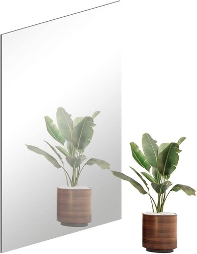 Frameless glass wall mirror - frameless,